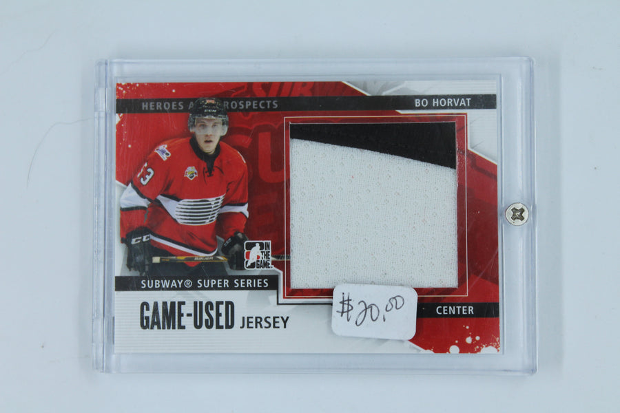 2013-14 In the Game Heroes and Prospects - Subway Series Game-Used - Black Patch #SSM-11 Bo Horvat