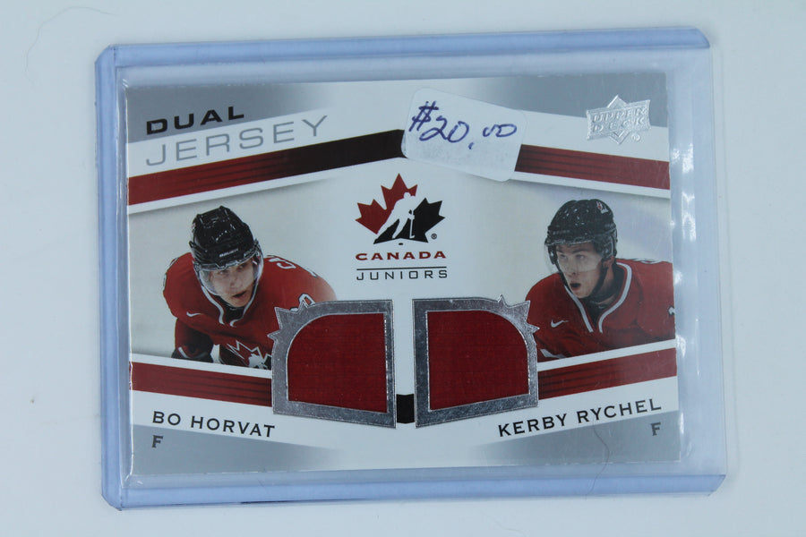 Bo Horvat, Kerby Rychel 2014 Upper Deck Team Canada Juniors - Team Canada Dual Jersey #TCD-HR