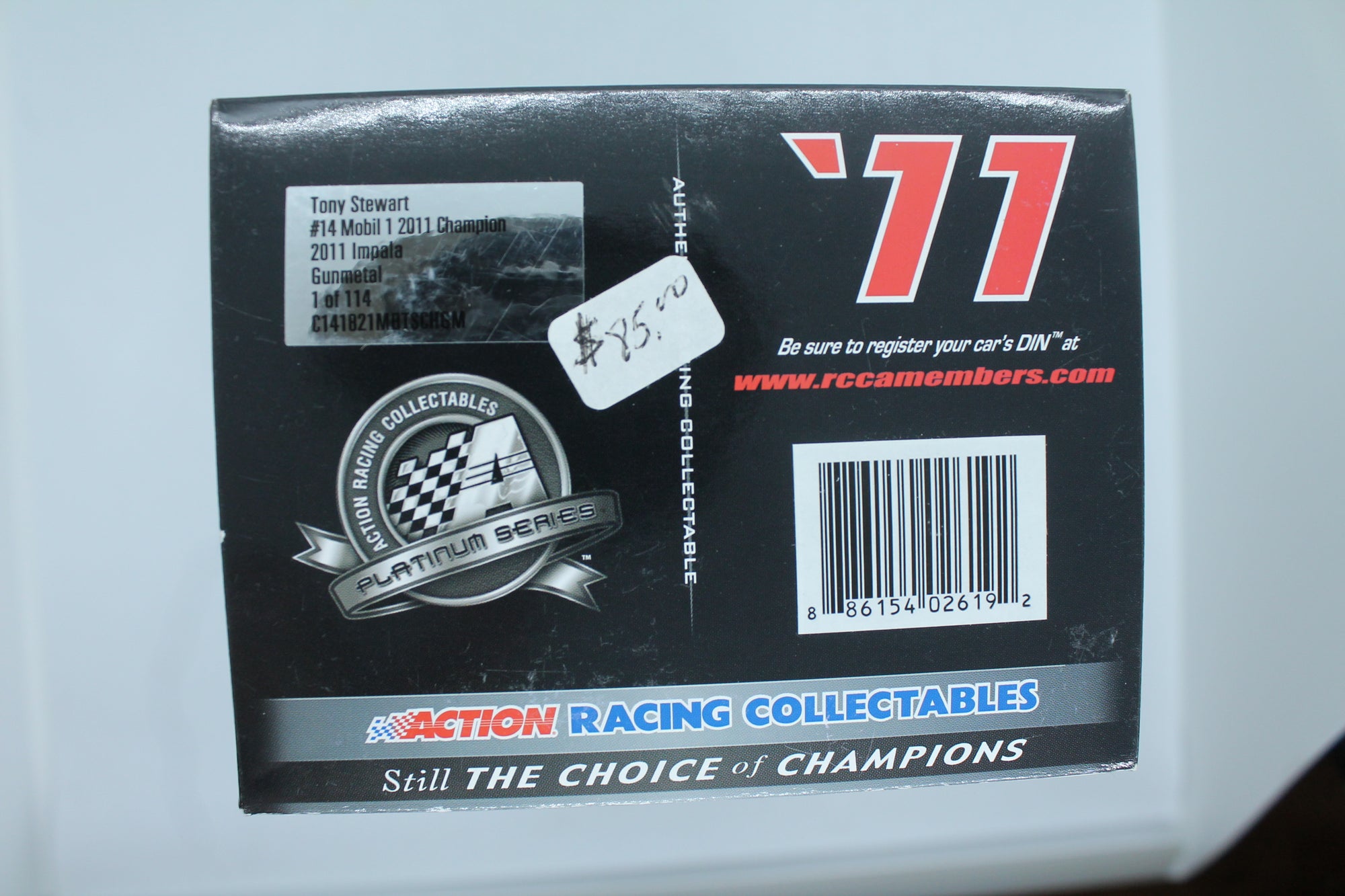 Tony Stewart #14 Mobile 1 2011 Champion Impala 1:24 Diecast 1 of 114
