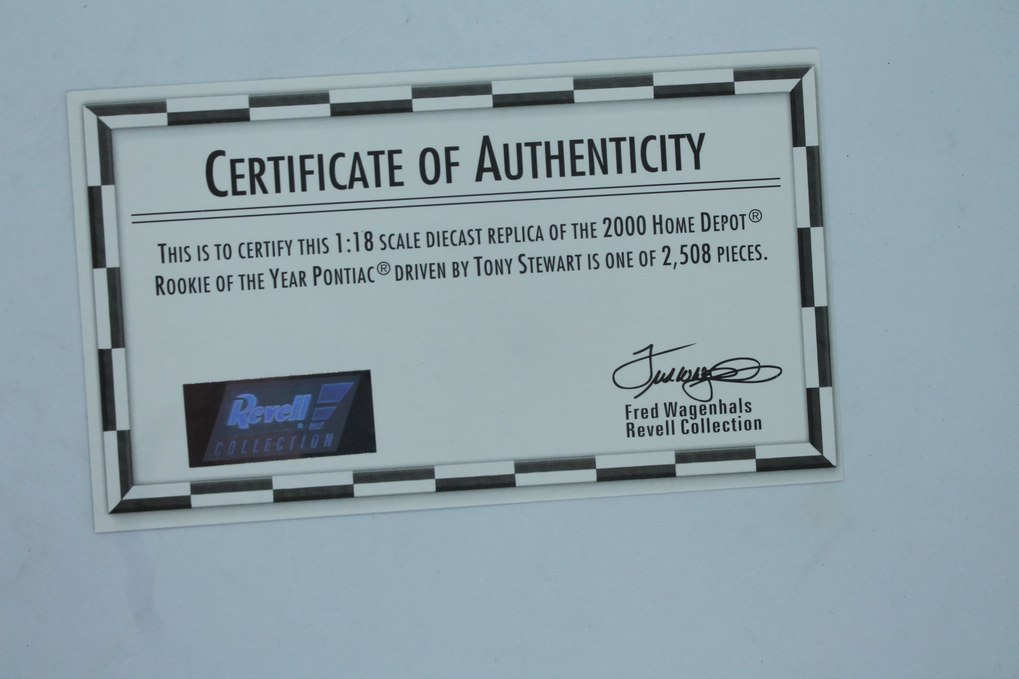 Tony Stewart #20 The Home Depot Rookie of the Year 2000 1:18 Diecast