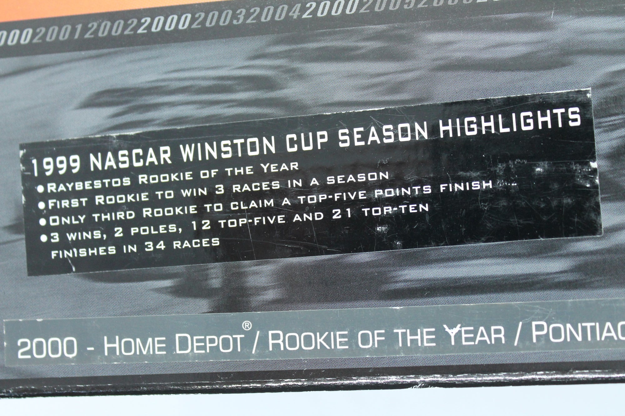 Tony Stewart #20 The Home Depot Rookie of the Year 2000 1:18 Diecast