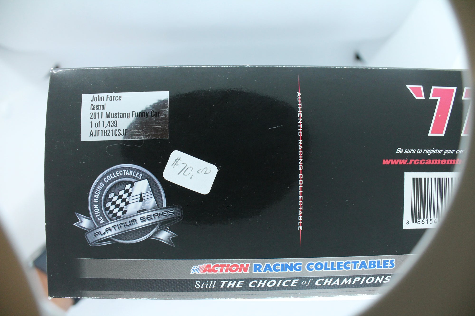 John Force Castrol 2011 Mustang Funny Car 1:24 Diecast