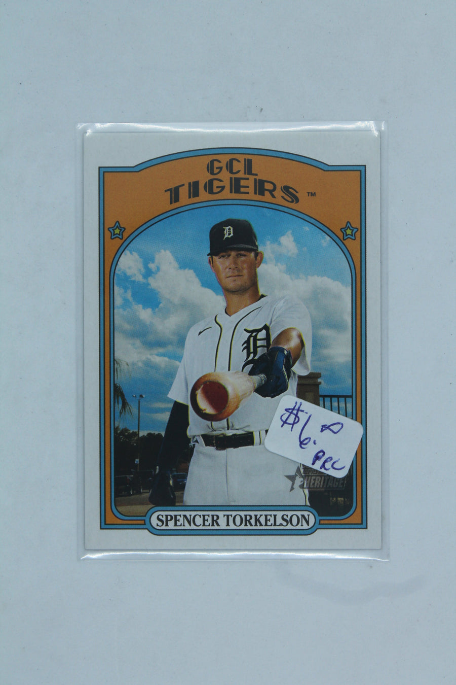 Spencer Torkelson 2021 Topps Heritage Minor League Edition PRC