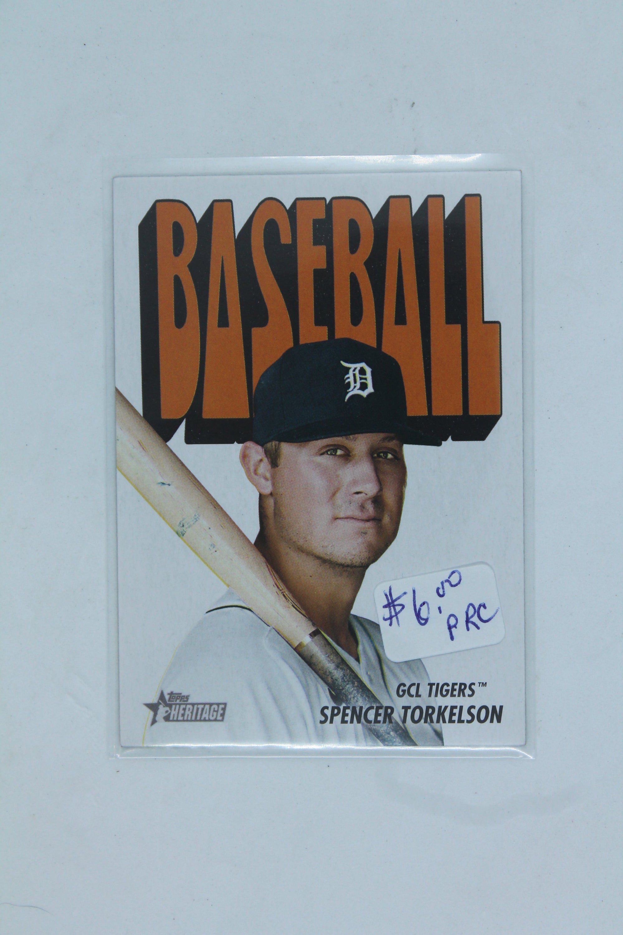 Spencer Torkelson 2021 Topps Heritage Minor League Edition - 1972 Topps Pack Cover Cards #72TPCC-2   PRC