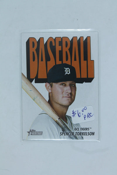 Spencer Torkelson 2021 Topps Heritage Minor League Edition - 1972 Topps Pack Cover Cards #72TPCC-2   PRC