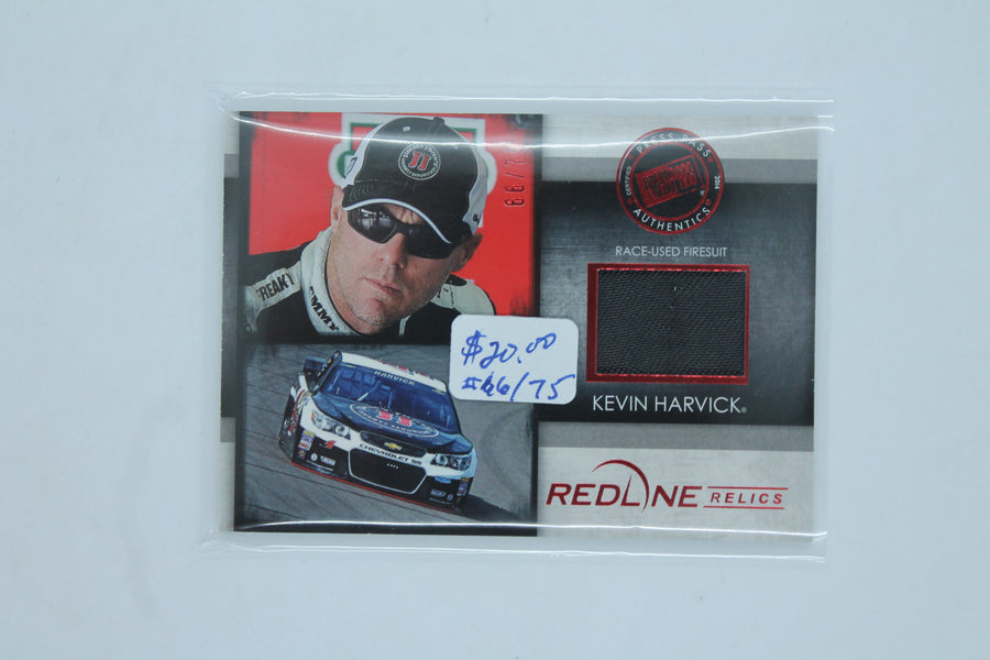 Kevin Harvick 2014 Press Pass NASCAR - Redline Relics #RR-KH #66/75