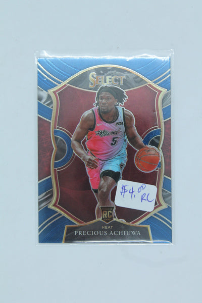 Precious Achiuwa 2020-21 Panini Select Blue Rookie Card