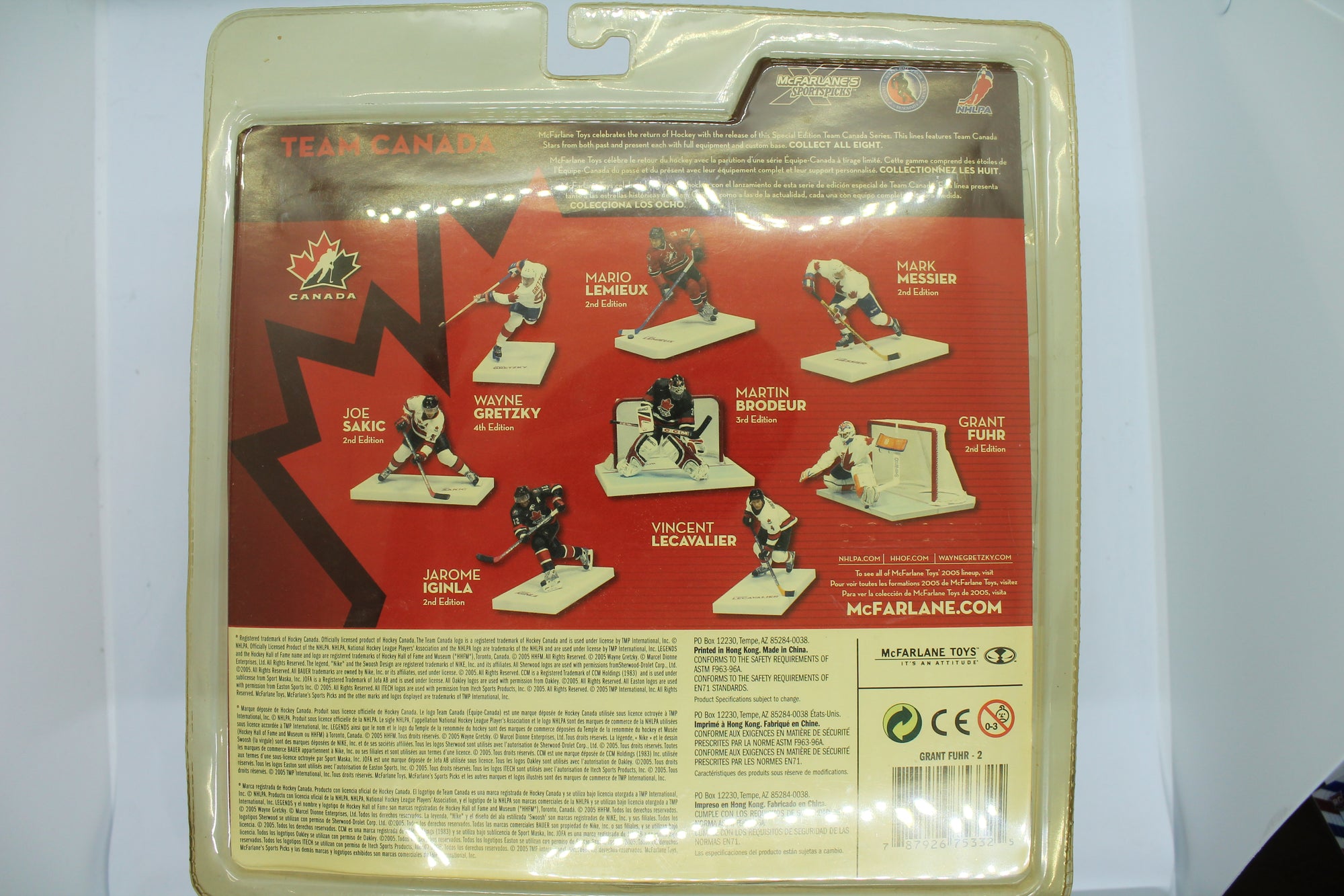 McFarlane Team Canada 1987 Grant Fuhr 6" Action Figure 2005