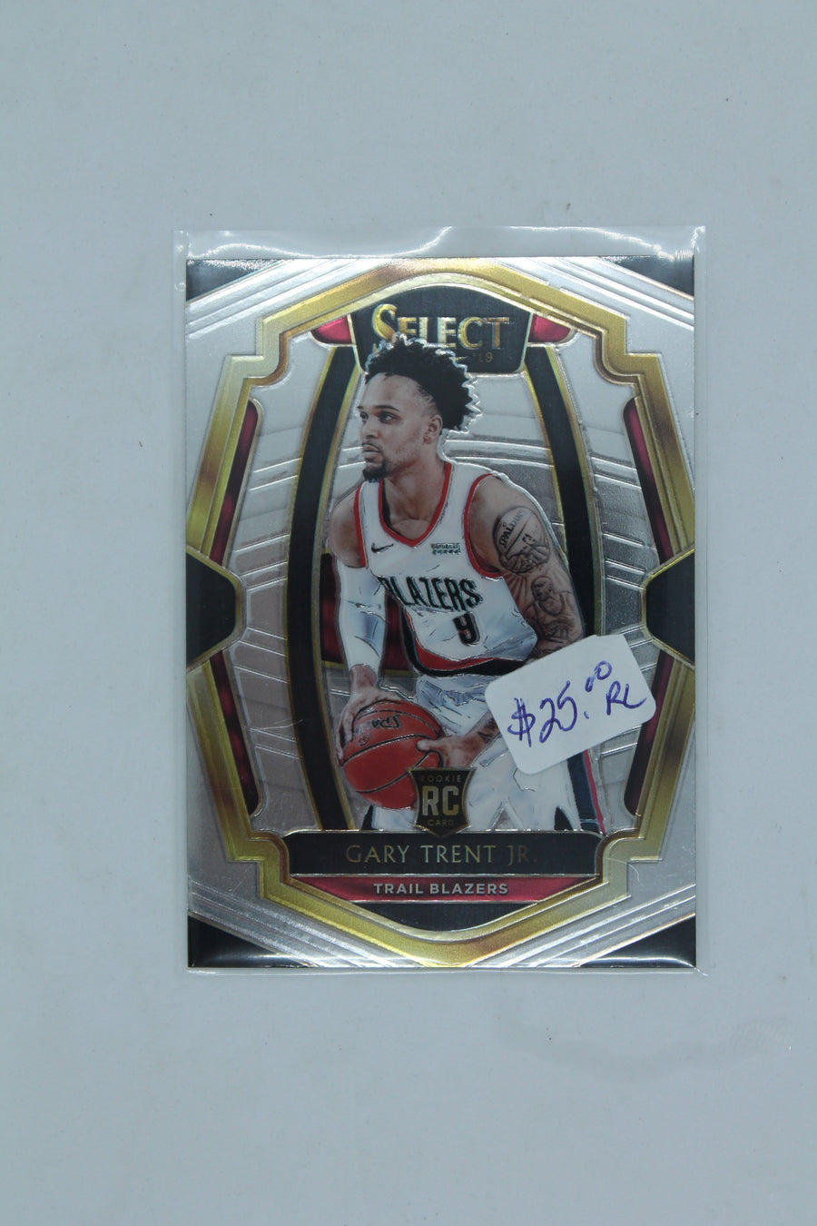 Gary Trent Jr. 2018-19 Panini Select Rookie Card