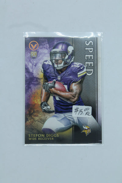 NFL Stefon Diggs Topps Valor Rookie Card