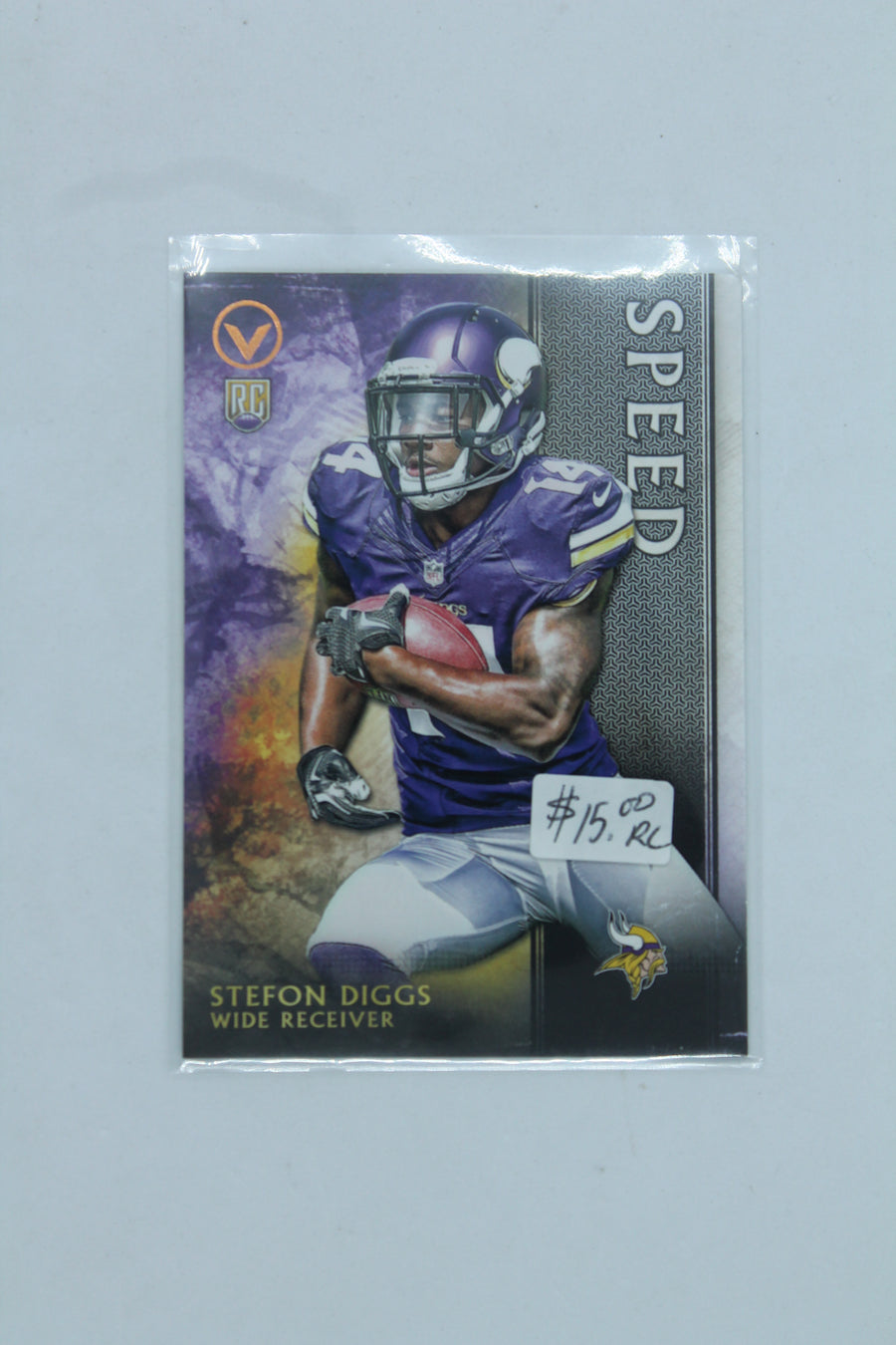 NFL Stefon Diggs Topps Valor Rookie Card
