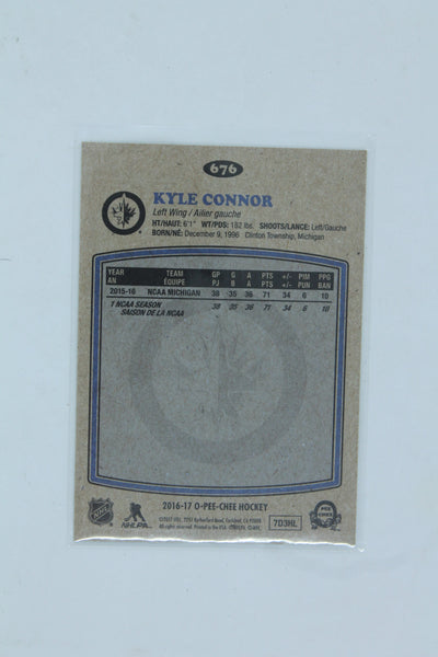 Kyle Connor 2016-17 O-Pee-Chee Update - Retro Marquee Rookies - Rookie Card