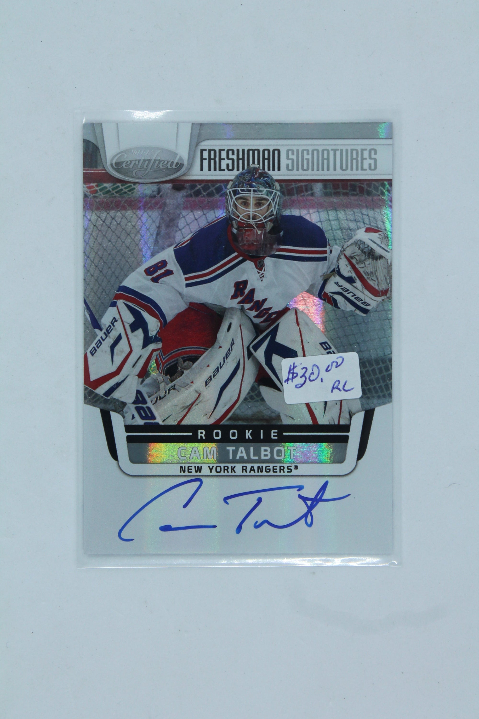 Cam Talbot 2011-12 Panini Certified Autographed Rookie Card