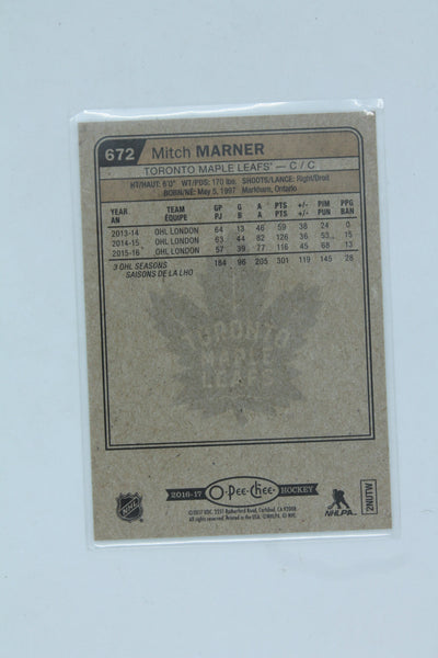 Mitch Marner 2016-17 Upper Deck O-Pee-Chee Rookie Card