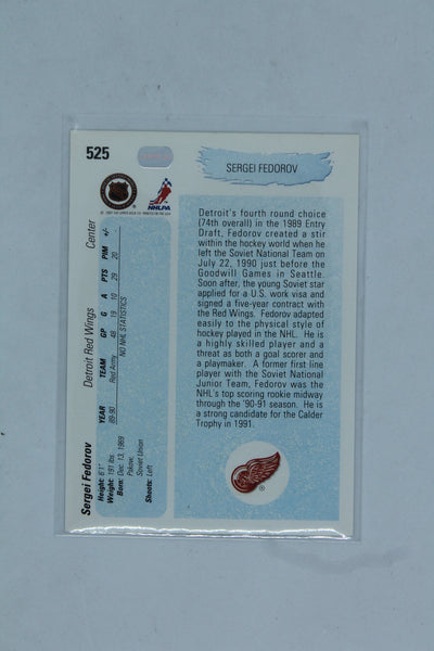 Sergei Fedorov 1990-91 Upper Deck Young Guns Rookie Card
