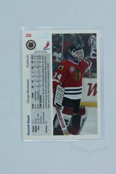 Dominik Hasek 1991-92 Upper Deck Rookie Card - Detroit Red Wings