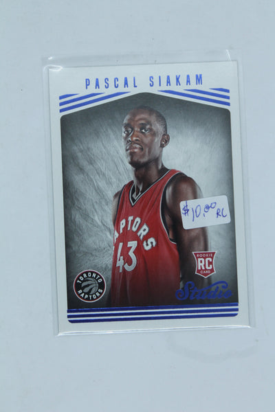 Pascal Siakam 2016-17 Panini Studio - Studio Edition Rookie Card