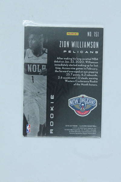 Zion Williamson 2019-20 Panini Illusions Rookie Card