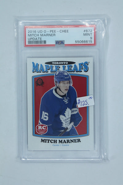 Mitch Marner 2016-17 Upper Deck - O-Pee-Chee Update - Retro Marquee Rookie  - Mint PSA 9 Card