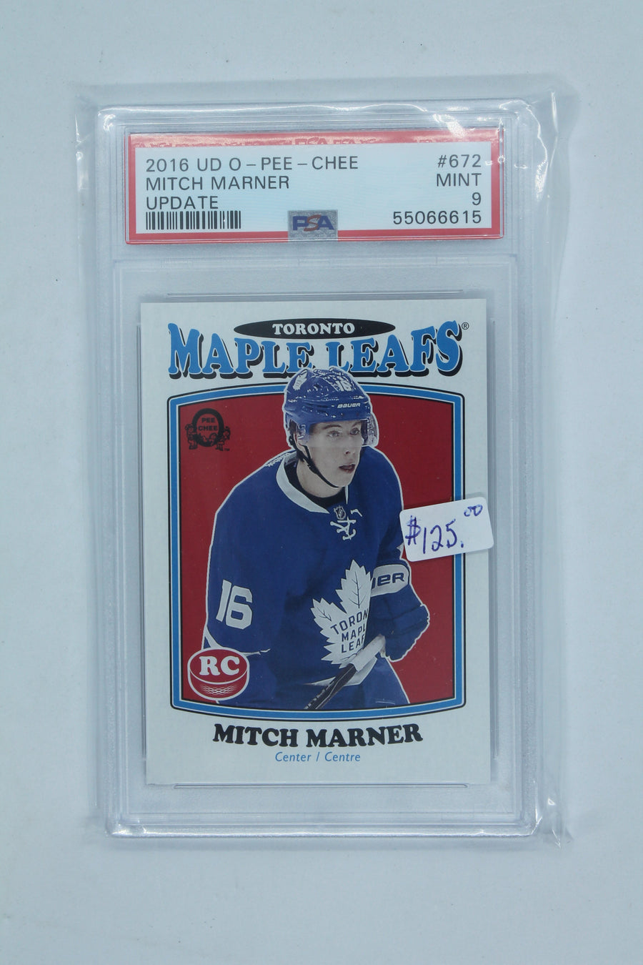 Mitch Marner 2016-17 Upper Deck - O-Pee-Chee Update - Retro Marquee Rookie  - Mint PSA 9 Card