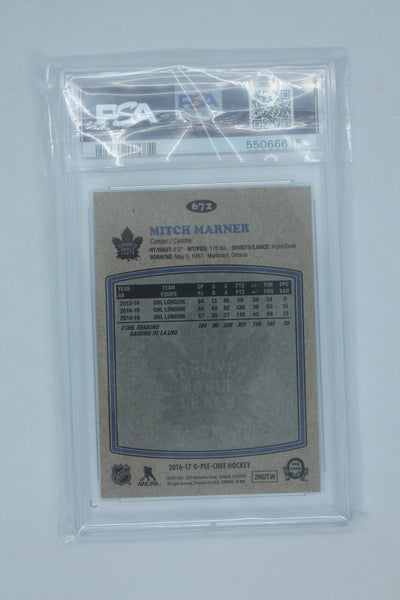 Mitch Marner 2016-17 Upper Deck - O-Pee-Chee Update - Retro Marquee Rookie  - Mint PSA 9 Card