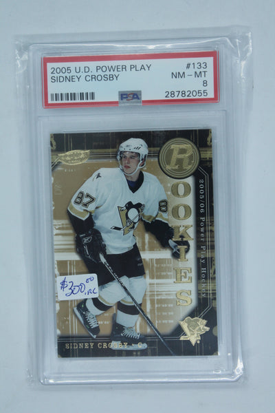Sidney Crosby Power Play Rookie Card - PSA 8