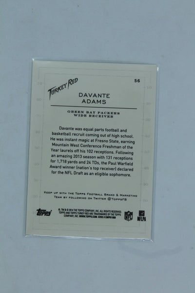 Davante Adams 2014 Topps Turkey Red Rookie Card