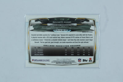 Davante Adams 2014 Topps Chrome Rookie Card