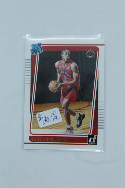 Scottie Barnes 2021-22 Panini Donruss Rookie Card