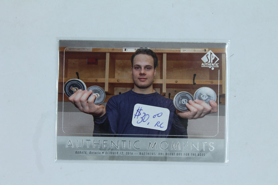 Auston Matthews 2016-17 SP Authentic Rookie Card