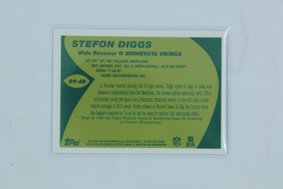 Stefon Diggs Topps Chrome - 1989 Super Rookies Rookie Card