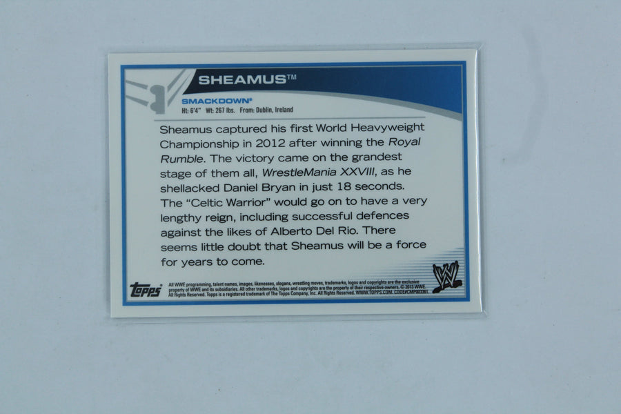 Sheamus 2013 Topps WWE - Shirt Relics #SHEA