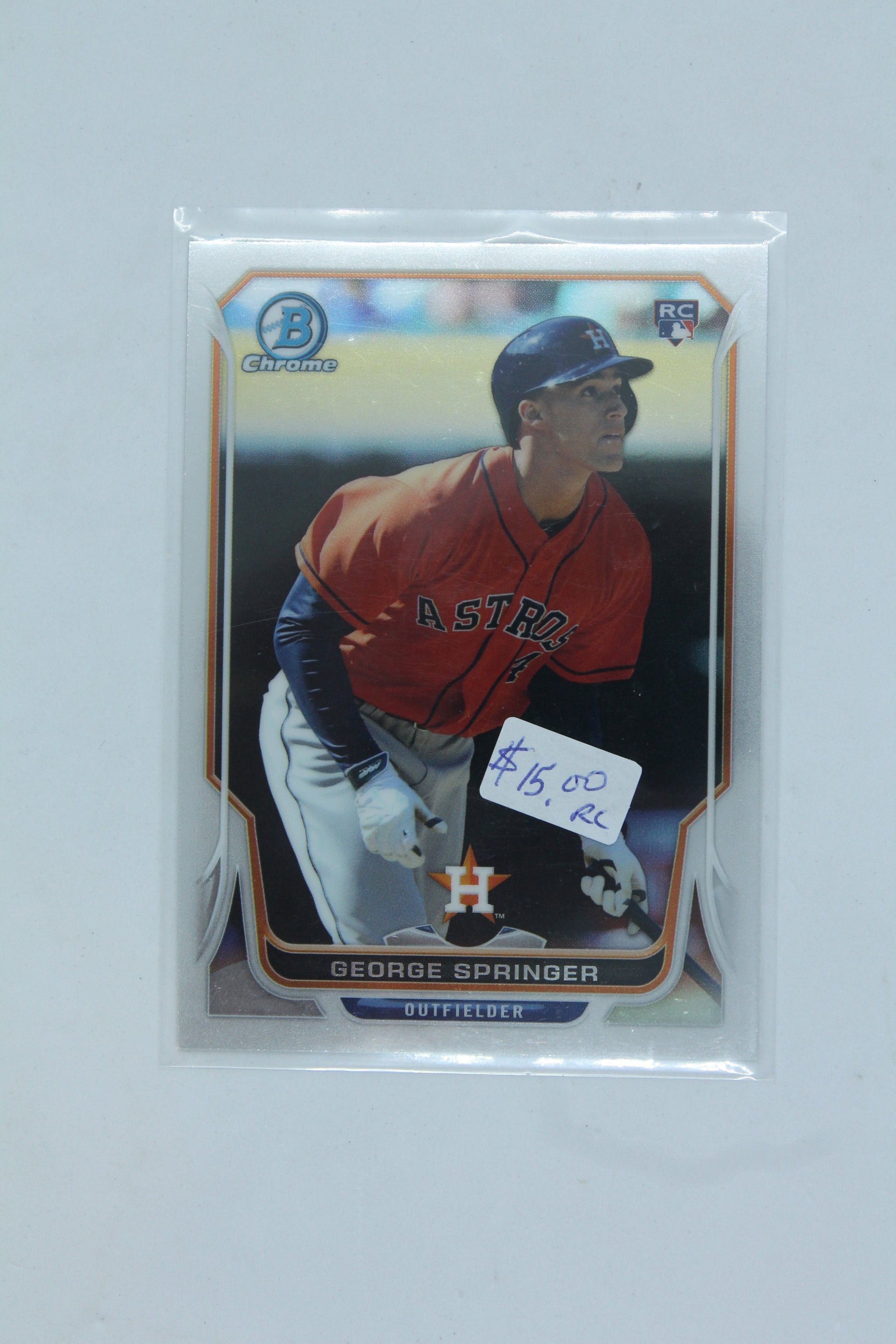 George Springer Bowman Chrome Rookie Card