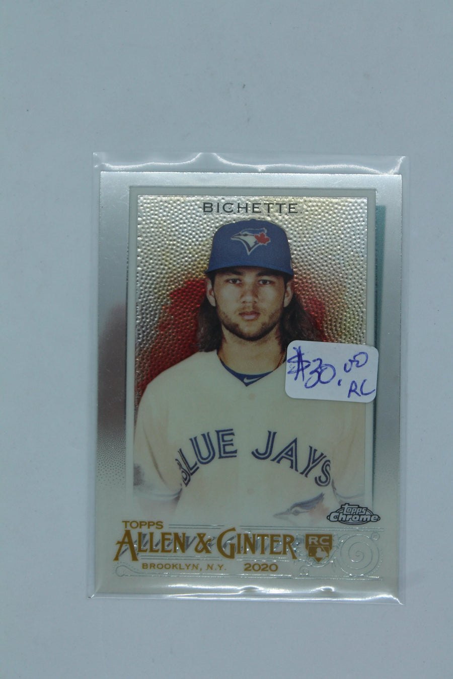 Bo Bichette 2020 Topps Allen & Ginter's Chrome Rookie Card