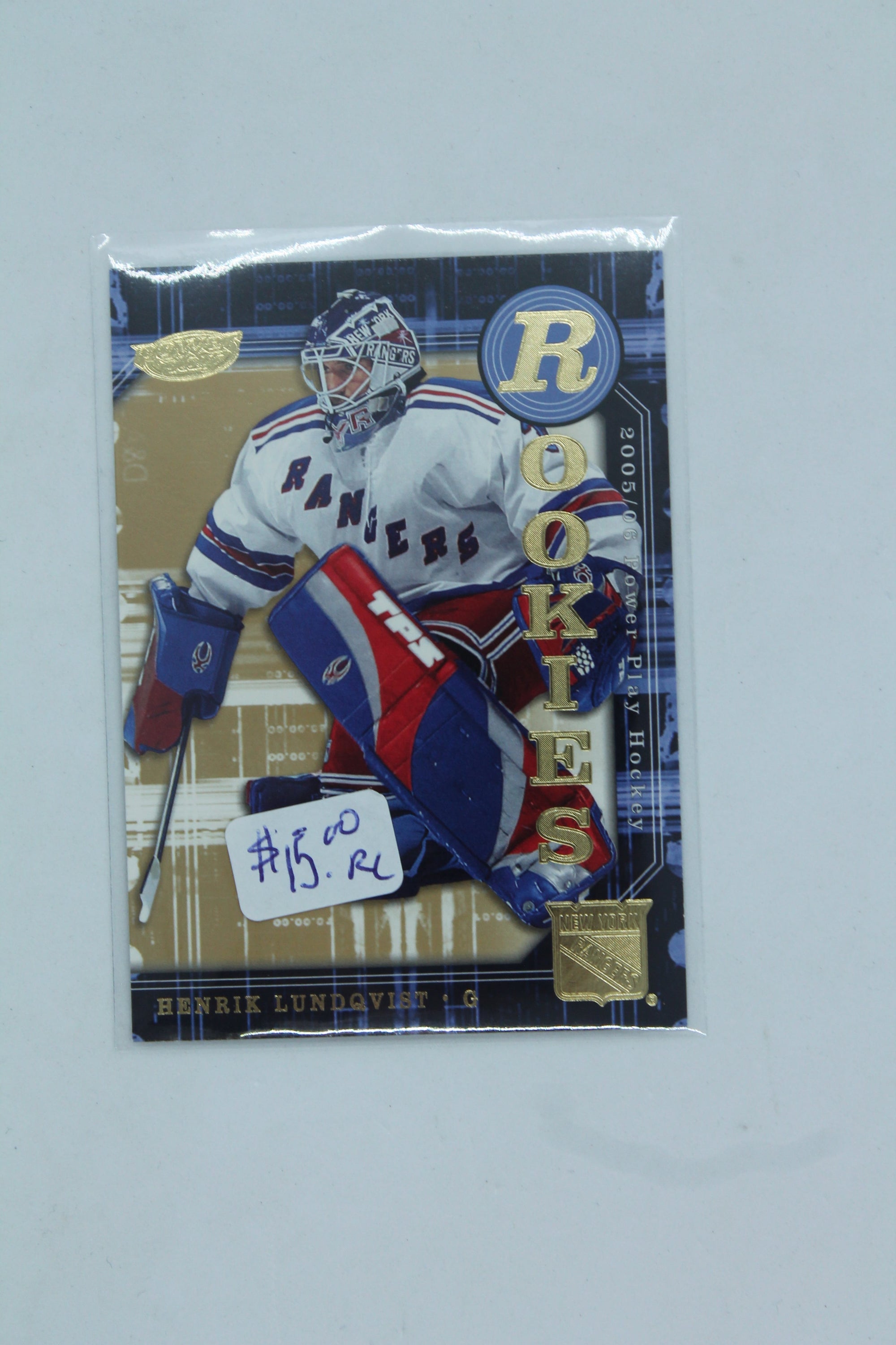 Henrik Lundquist Upper Deck Power Play Rookie Card