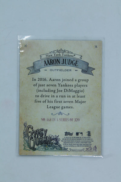 Aaron Judge 2017 Topps Gypsy Queen Rookie Card