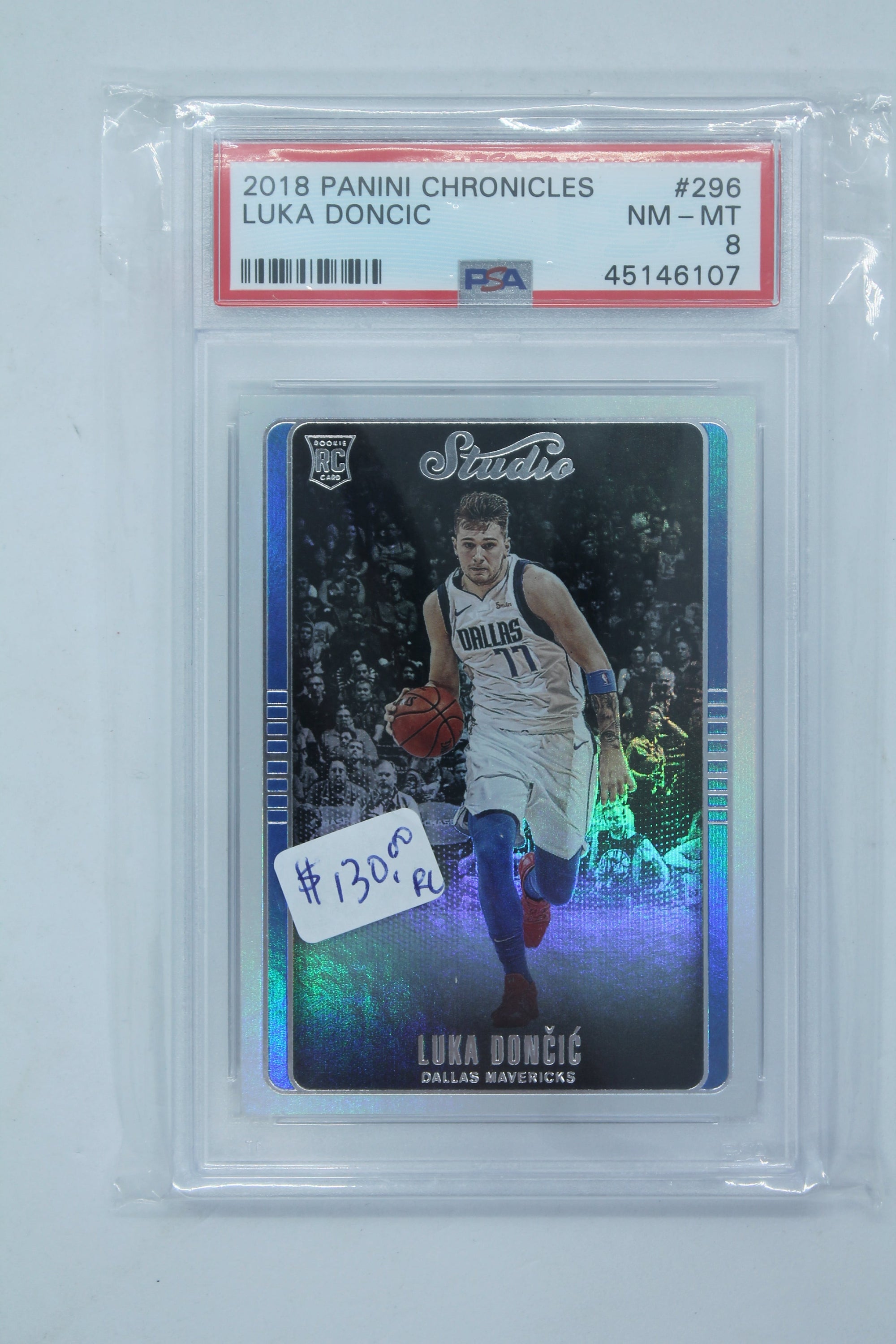 Luka Doncic 2018-19 Panini Chronicles Graded PSA 8 Rookie Card