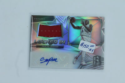 2016-17 Panini Spectra - Locked In Autographed Memorabilia - #45 Pascal Siakam #169/199
