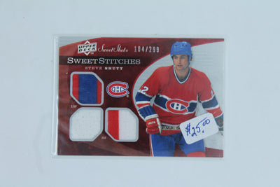 Steve Shutt 2007-08 Upper Deck Sweet Shot - Sweet Stitches #SST-SH Jersey Card #104/299