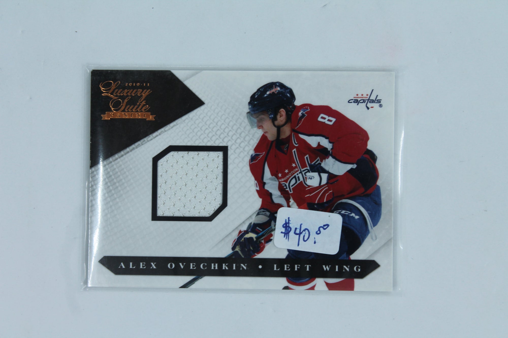 Alex Ovechkin 2010-11 Panini Luxury Suite Jersey Card #503/599