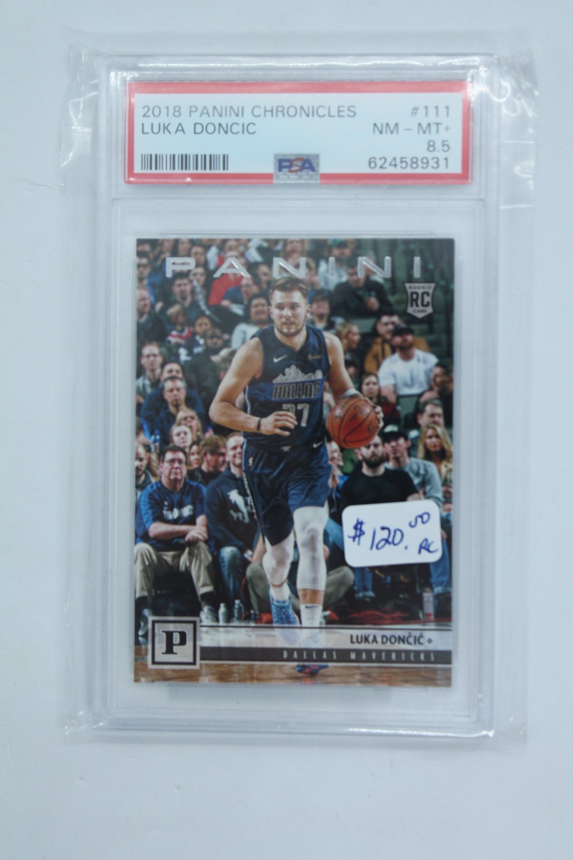 Luka Doncic 2018-19 Panini Chronicles Rookie Card - PSA NM-MT 8.5