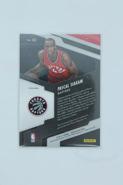 Pascal Siakam 2016-17 Panini Prizm - Rookie Jerseys - Silver Prizm #23