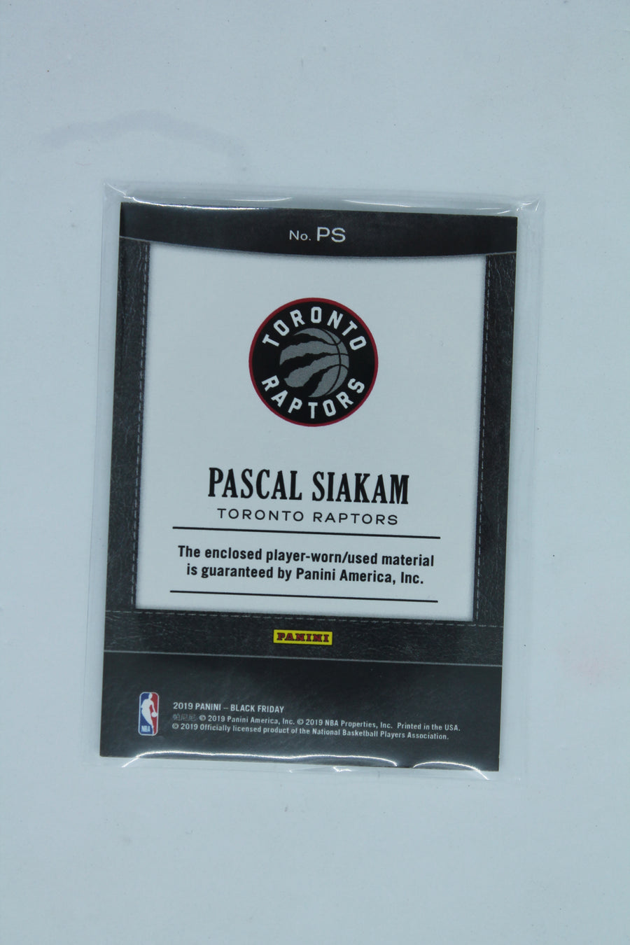 Pascal Siakam 2019 Panini Black Friday - Massive Materials #PS #44/50