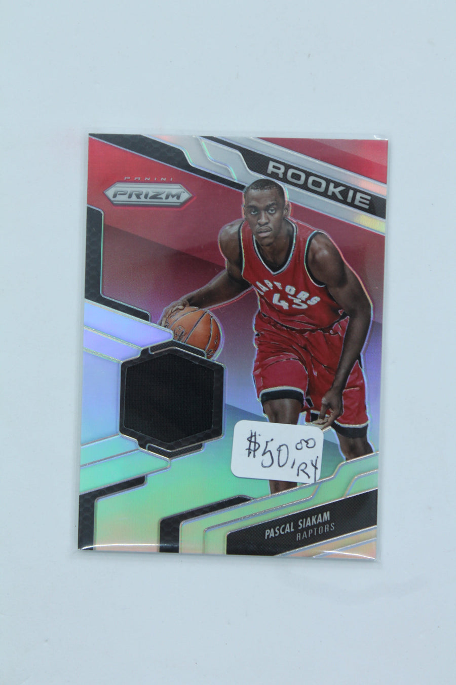 Pascal Siakam 2016-17 Panini Prizm - Rookie Jerseys - Silver Prizm #23