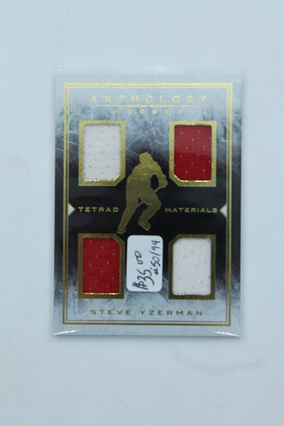 Steve Yzerman 2015-16 Panini Anthology - Tetrad Materials - #TM-31  #50/99  HOF HOF