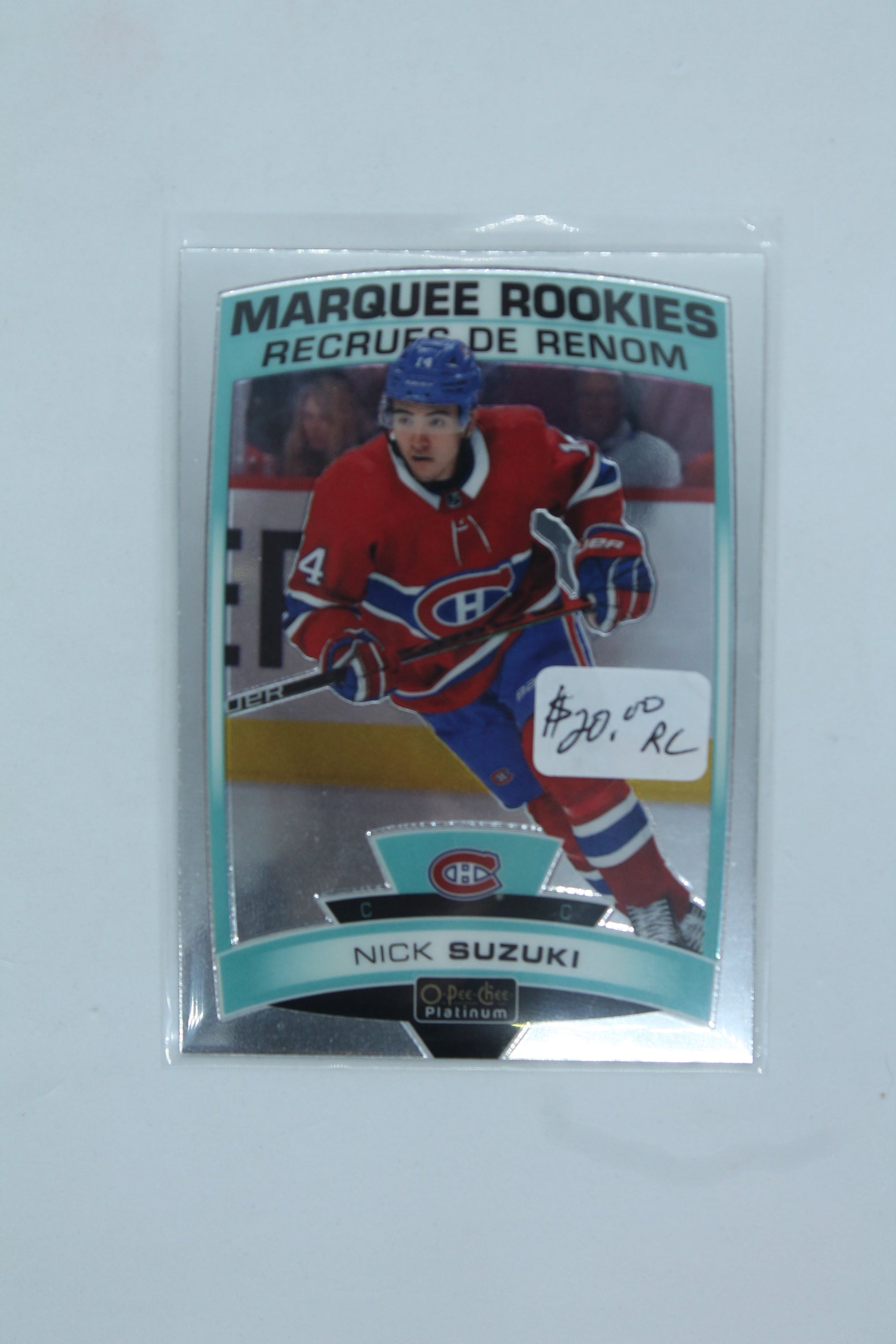 Nick Suzuki 2019-20 O-Pee-Chee Platinum Rookie Card