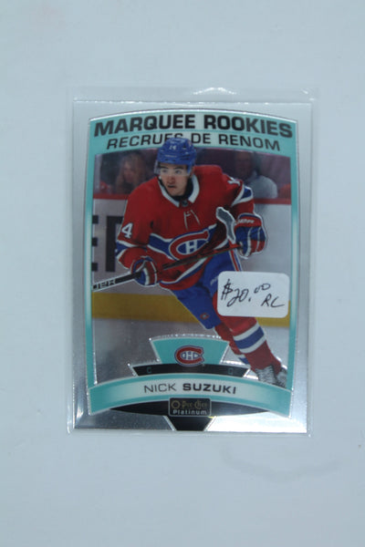 Nick Suzuki 2019-20 O-Pee-Chee Platinum Rookie Card
