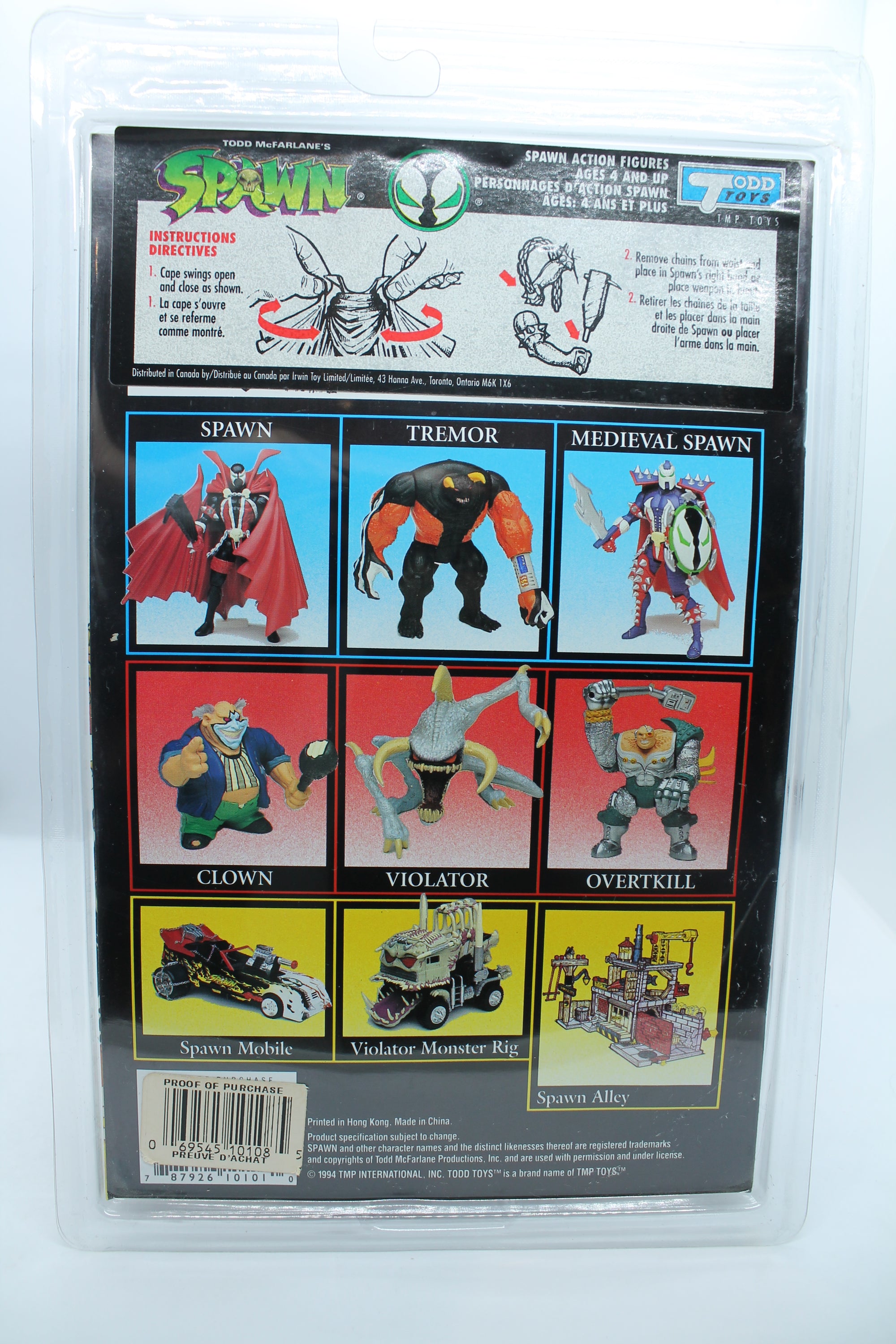 Todd McFarlane Spawn Original Action Figure (1994) plus Special Edition Comic Book