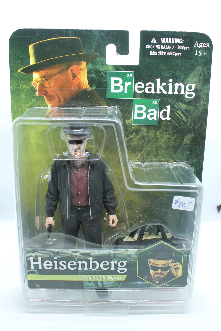 Breaking Bad Heisenberg 6" MezcoToyz Collectible Figure (black jacket)