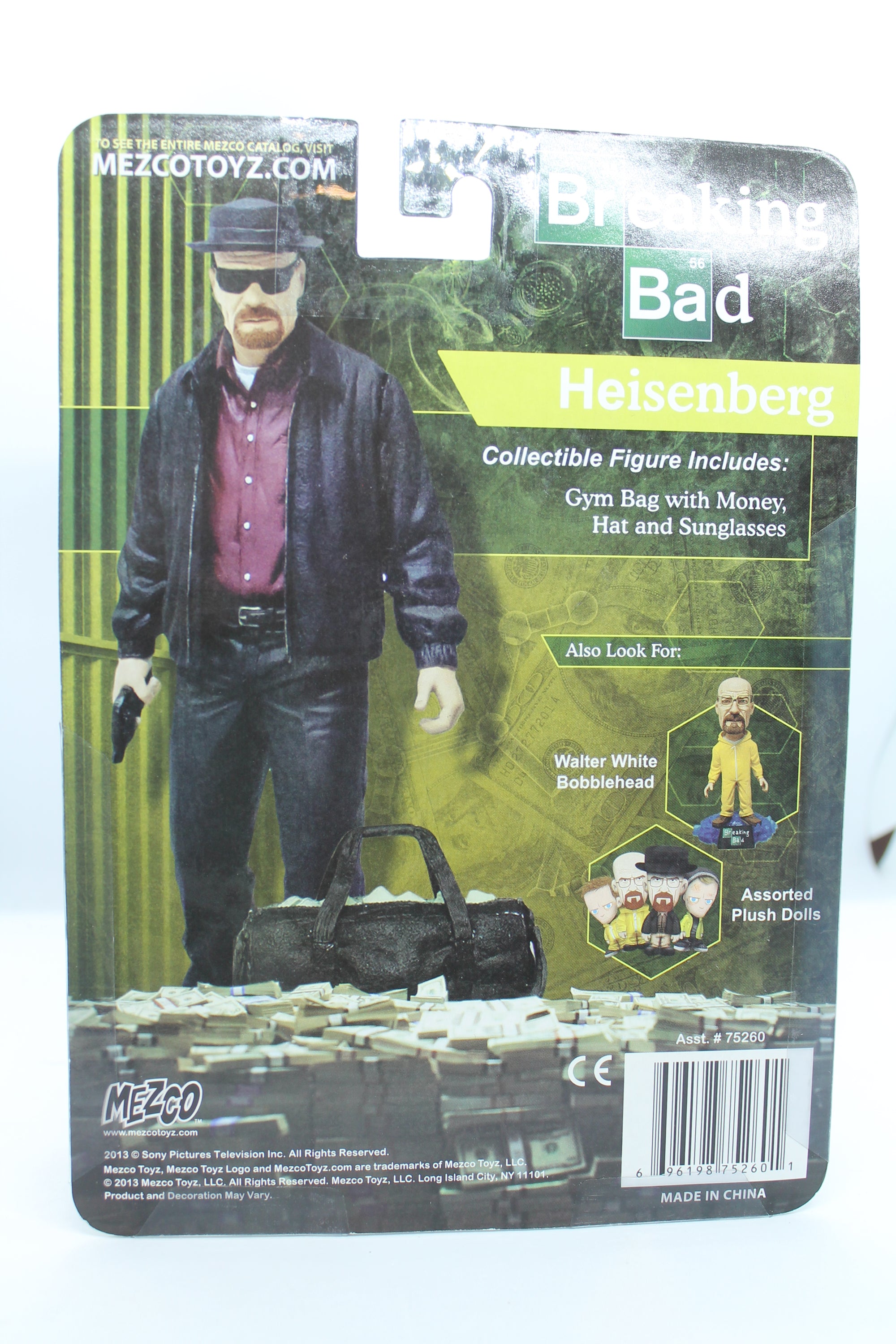 Breaking Bad Heisenberg 6" MezcoToyz Collectible Figure (grey jacket-variant)